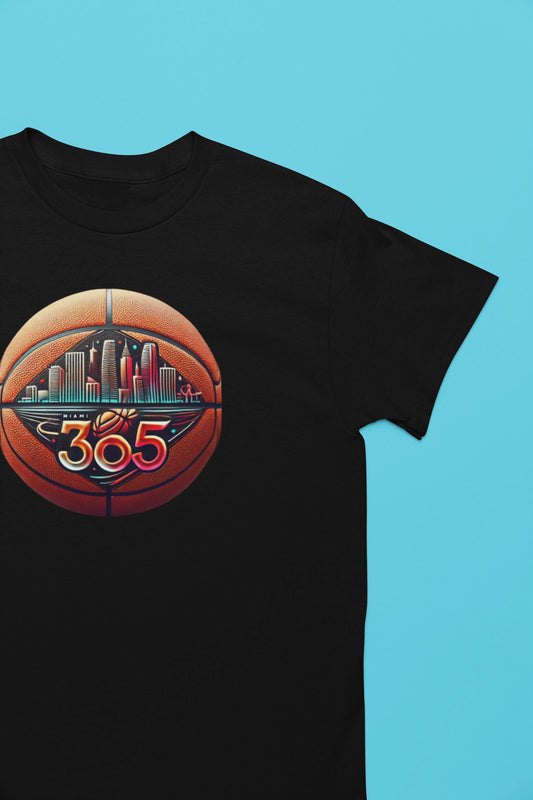 Miami Skyline Basketball T-shirt